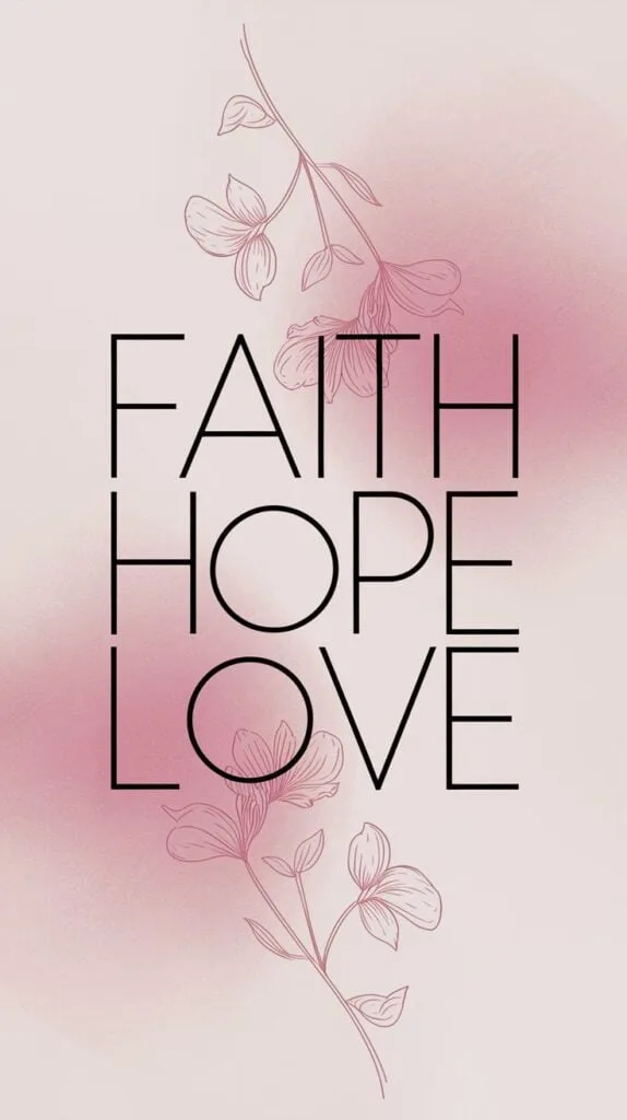 pink christian wallpaper