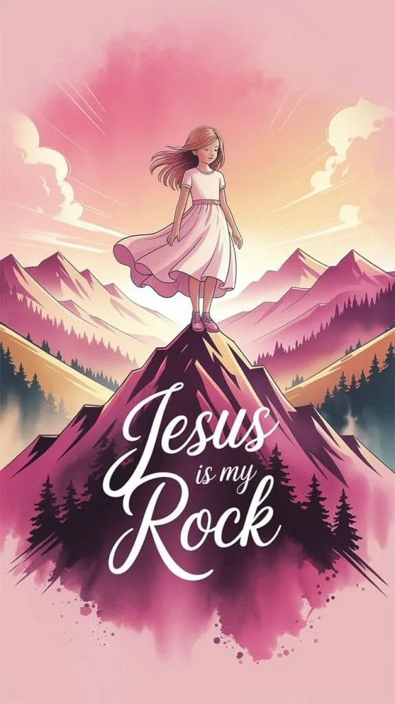 pink christian wallpaper