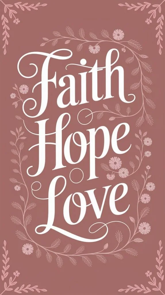 pink christian wallpaper