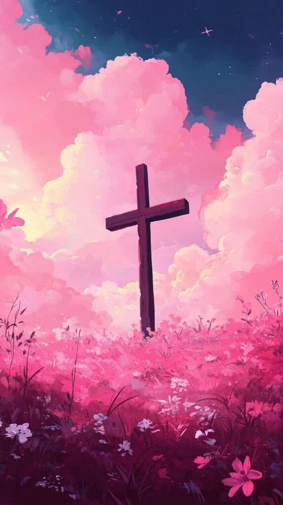 pink christian wallpaper