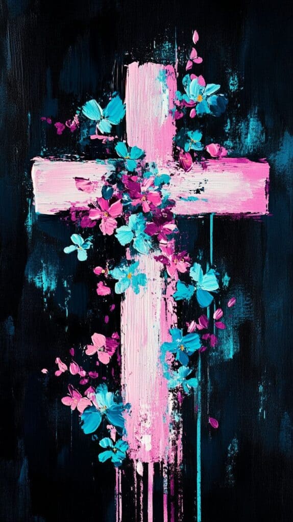 pink christian wallpaper