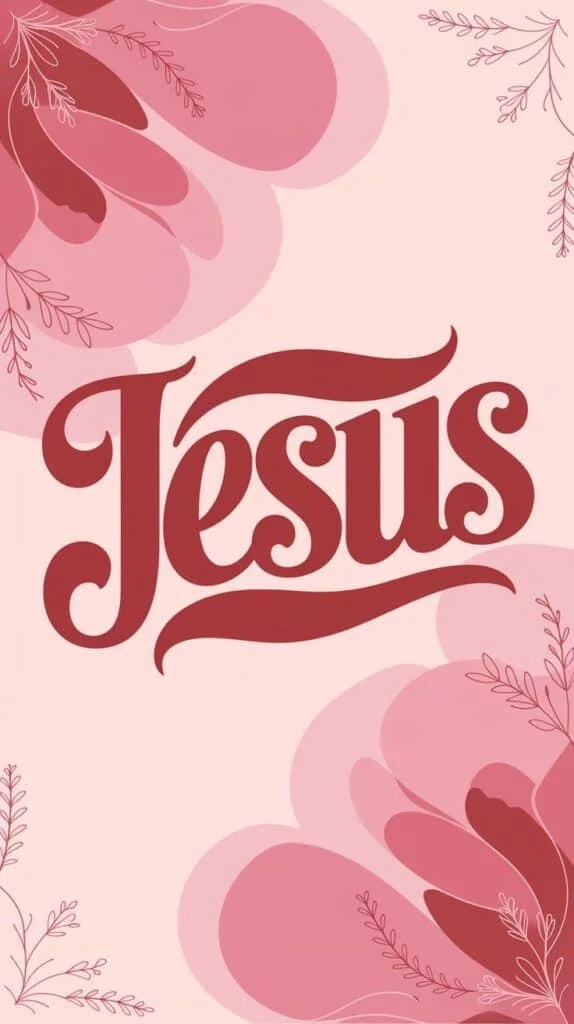 pink christian wallpaper