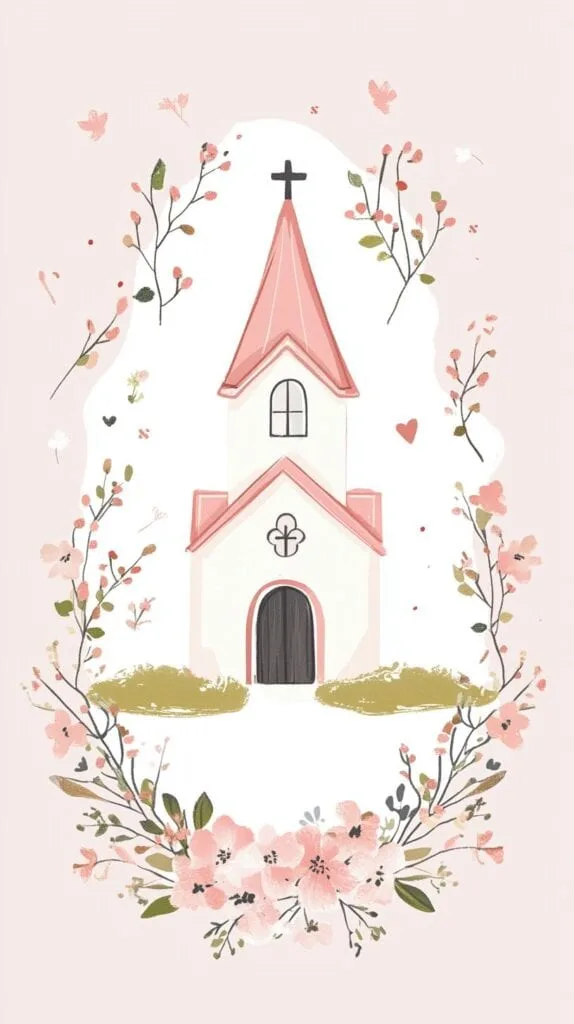 pink christian wallpaper