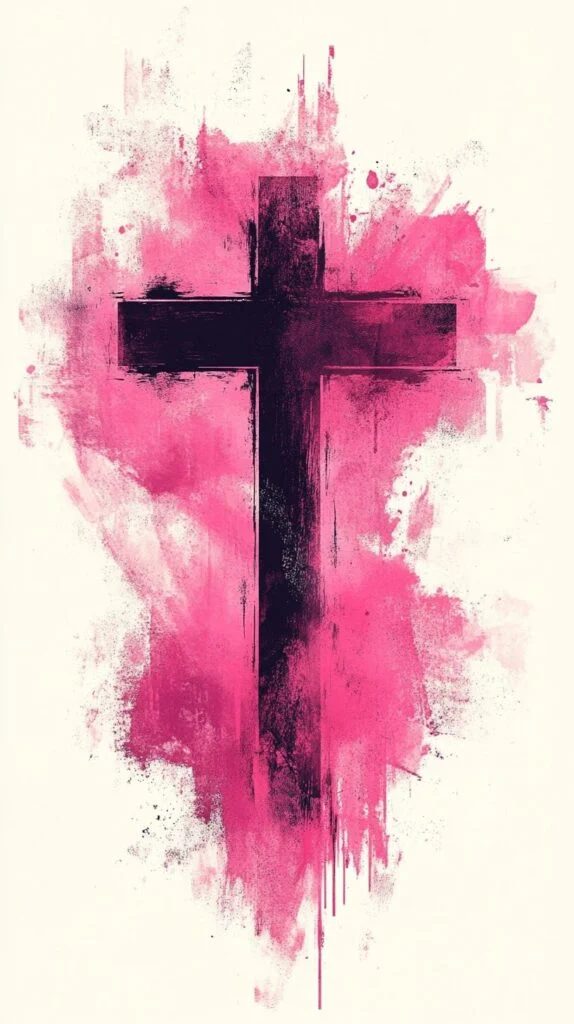 pink christian wallpaper