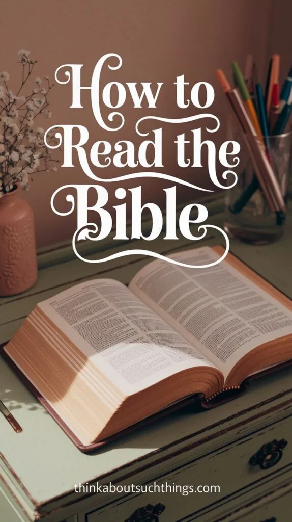 How To Read the Bible: A Simple Guide