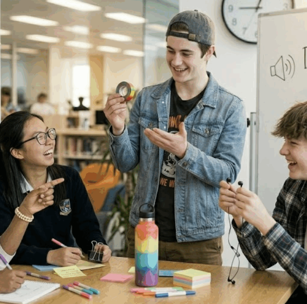 Group of young adults engaging in a team-building game to boost communication and trust.